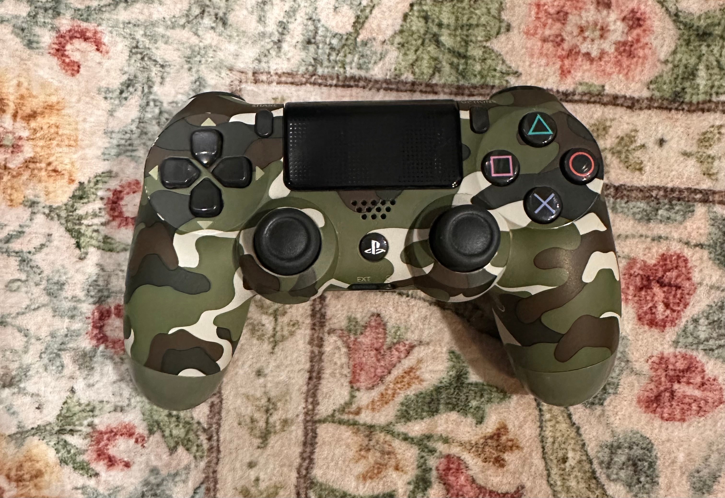 Green Camo DualShock 4 PlayStation 4 Controller